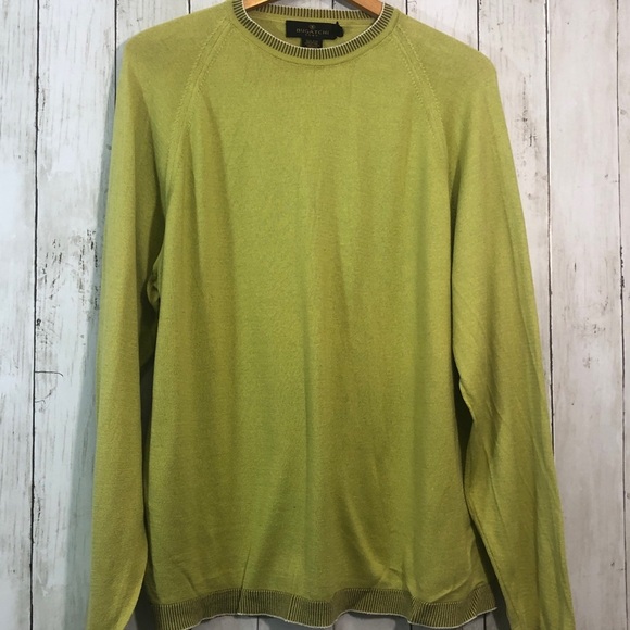 Bugatchi Crew Neck Pima Cotton Lightweight Sweater Large - Picture 1 of 4